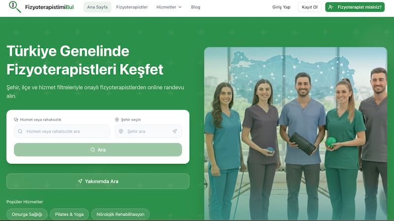 Fizyoterapistimi Bul ile Doğru Uzmana Ulaşmanın Kolay Yolu